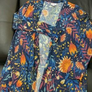 Blue floral Sarah duster